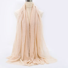 Load image into Gallery viewer, SANMAIHUA Woven Crinkle Scarf - Zainab&#39;s Closet
