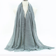 Load image into Gallery viewer, SANMAIHUA Woven Crinkle Scarf - Zainab&#39;s Closet