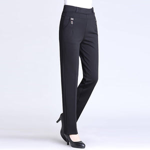High Waist Winter Trousers - Zainab's Closet