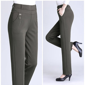 High Waist Winter Trousers - Zainab's Closet