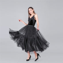 Load image into Gallery viewer, PARTY TRAIN 90cm Pleated Vintage Tulle Maxi Skirt - Zainab&#39;s Closet