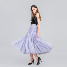 Load image into Gallery viewer, PARTY TRAIN 90cm Pleated Vintage Tulle Maxi Skirt - Zainab&#39;s Closet