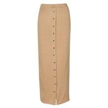 Load image into Gallery viewer, SMILE FISH Buttoned Maxi Pencil Skirt - Zainab&#39;s Closet