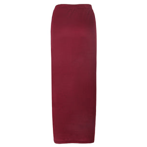 SMILE FISH Buttoned Maxi Pencil Skirt - Zainab's Closet