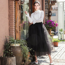 Load image into Gallery viewer, Kartoska Tulle High Waisted Maxi Skirt - Zainab&#39;s Closet