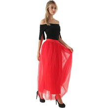 Load image into Gallery viewer, Kartoska Tulle High Waisted Maxi Skirt - Zainab&#39;s Closet