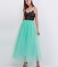 Load image into Gallery viewer, Kartoska Tulle High Waisted Maxi Skirt - Zainab&#39;s Closet