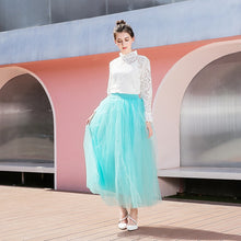 Load image into Gallery viewer, Kartoska Tulle High Waisted Maxi Skirt - Zainab&#39;s Closet