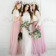 Load image into Gallery viewer, Kartoska Tulle High Waisted Maxi Skirt - Zainab&#39;s Closet