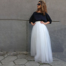 Load image into Gallery viewer, Kartoska Tulle High Waisted Maxi Skirt - Zainab&#39;s Closet