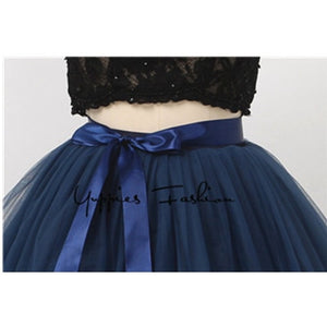 Treutoyeu Soft Black Pleated Tulle Vintage Tutu Skirt - Zainab's Closet