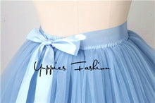 Load image into Gallery viewer, Treutoyeu Soft Black Pleated Tulle Vintage Tutu Skirt - Zainab&#39;s Closet