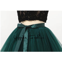 Load image into Gallery viewer, Treutoyeu Soft Black Pleated Tulle Vintage Tutu Skirt - Zainab&#39;s Closet
