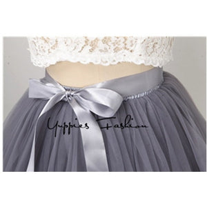 Treutoyeu Soft Black Pleated Tulle Vintage Tutu Skirt - Zainab's Closet