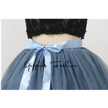 Load image into Gallery viewer, Treutoyeu Soft Black Pleated Tulle Vintage Tutu Skirt - Zainab&#39;s Closet