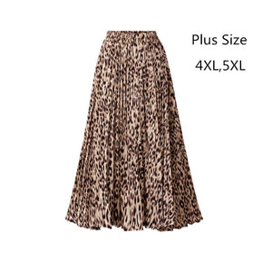 HYSECMAO Leopard Print Autumn Skirt - Zainab's Closet