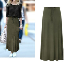 Load image into Gallery viewer, Bigsweety Slitted A-Line Skirt - Zainab&#39;s Closet