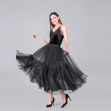 Load image into Gallery viewer, PARTY TRAIN 90cm Pleated Vintage Tulle Maxi Skirt - Zainab&#39;s Closet