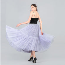 Load image into Gallery viewer, PARTY TRAIN 90cm Pleated Vintage Tulle Maxi Skirt - Zainab&#39;s Closet