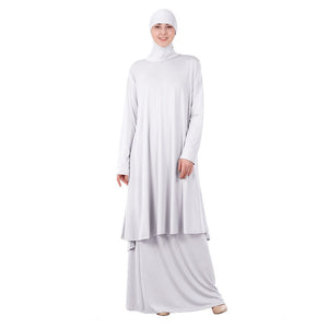 S4LIU Two-Piece Set Islamic Prayer Abaya - Zainab's Closet