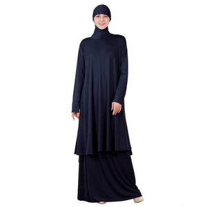 S4LIU Two-Piece Set Islamic Prayer Abaya - Zainab's Closet