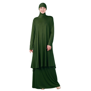 S4LIU Two-Piece Set Islamic Prayer Abaya - Zainab's Closet