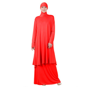 S4LIU Two-Piece Set Islamic Prayer Abaya - Zainab's Closet