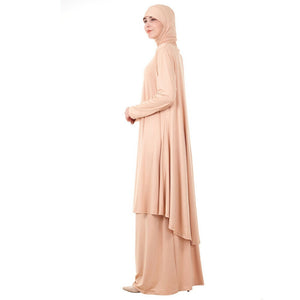 S4LIU Two-Piece Set Islamic Prayer Abaya - Zainab's Closet