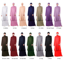 Load image into Gallery viewer, S4LIU Two-Piece Set Islamic Prayer Abaya - Zainab&#39;s Closet