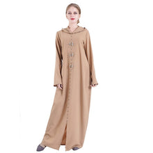 Load image into Gallery viewer, Kalenmos Moroccan Open Abaya w/ Hood - Zainab&#39;s Closet