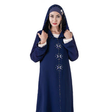 Load image into Gallery viewer, Kalenmos Moroccan Open Abaya w/ Hood - Zainab&#39;s Closet