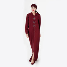 Load image into Gallery viewer, Kalenmos Moroccan Open Abaya w/ Hood - Zainab&#39;s Closet