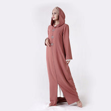 Load image into Gallery viewer, Kalenmos Moroccan Open Abaya w/ Hood - Zainab&#39;s Closet
