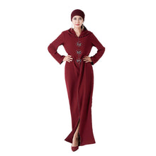 Load image into Gallery viewer, Kalenmos Moroccan Open Abaya w/ Hood - Zainab&#39;s Closet