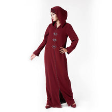 Load image into Gallery viewer, Kalenmos Moroccan Open Abaya w/ Hood - Zainab&#39;s Closet