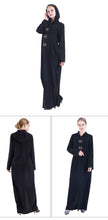 Load image into Gallery viewer, Kalenmos Moroccan Open Abaya w/ Hood - Zainab&#39;s Closet