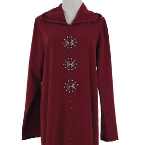 Kalenmos Moroccan Open Abaya w/ Hood - Zainab's Closet