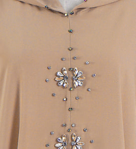 Kalenmos Moroccan Open Abaya w/ Hood - Zainab's Closet