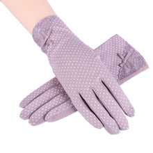 Load image into Gallery viewer, SHE&#39;S CHIC Cotton Non-Slip Breathable Ladies Thin Summer UV Protection Gloves - Zainab&#39;s Closet