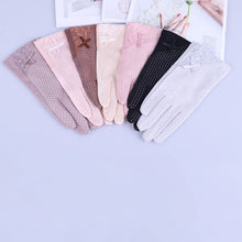 Load image into Gallery viewer, SHE&#39;S CHIC Cotton Non-Slip Breathable Ladies Thin Summer UV Protection Gloves - Zainab&#39;s Closet