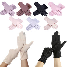 Load image into Gallery viewer, SHE&#39;S CHIC Cotton Non-Slip Breathable Ladies Thin Summer UV Protection Gloves - Zainab&#39;s Closet
