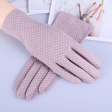 Load image into Gallery viewer, SHE&#39;S CHIC Cotton Non-Slip Breathable Ladies Thin Summer UV Protection Gloves - Zainab&#39;s Closet