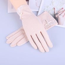 Load image into Gallery viewer, SHE&#39;S CHIC Cotton Non-Slip Breathable Ladies Thin Summer UV Protection Gloves - Zainab&#39;s Closet