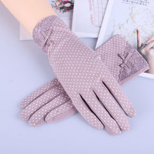 Load image into Gallery viewer, SHE&#39;S CHIC Cotton Non-Slip Breathable Ladies Thin Summer UV Protection Gloves - Zainab&#39;s Closet