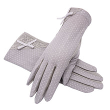 Load image into Gallery viewer, SHE&#39;S CHIC Cotton Non-Slip Breathable Ladies Thin Summer UV Protection Gloves - Zainab&#39;s Closet