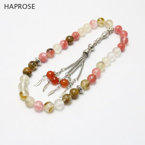 Natural Multicolor Stone Tasbih - Zainab's Closet