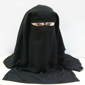 Delias 3-Layer Niqab - Zainab's Closet