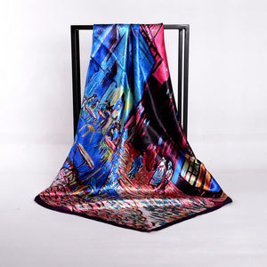 BYSIFA Satin Scarf - Zainab's Closet