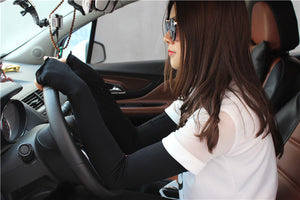 Ice Silk Half Finger Arm Sleeves - Zainab's Closet