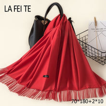 Load image into Gallery viewer, LAFEITE Lic Cashmere Scarf - Zainab&#39;s Closet